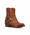 Frye Billy Harness Leather Bootie In Brown