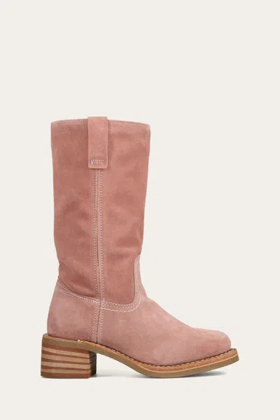 Frye Campus 12in Suede Boot In Animal Print