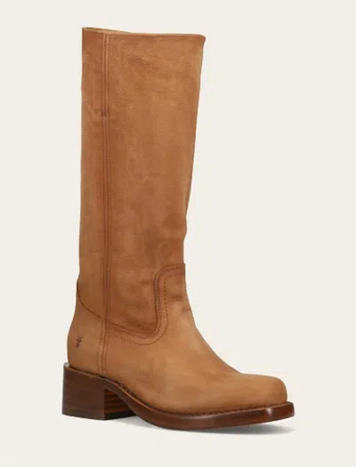 Frye Women's Campus 14l Heeled Boots In Light Brown