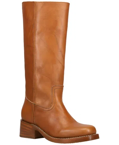 Frye Women's Campus 14l Leather Tall Boots In Brown