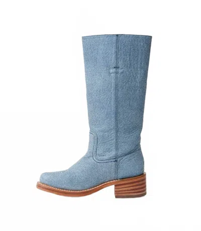 Frye Women's Campus Heeled Boots In Sky Blue