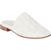 Frye Women's Cara Mules In White In White