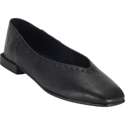 Frye Women's Claire Flat Shoes - Medium In Black