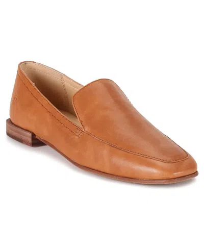 Frye Women's Claire Venetian Slip On Leather Loafers In Tan