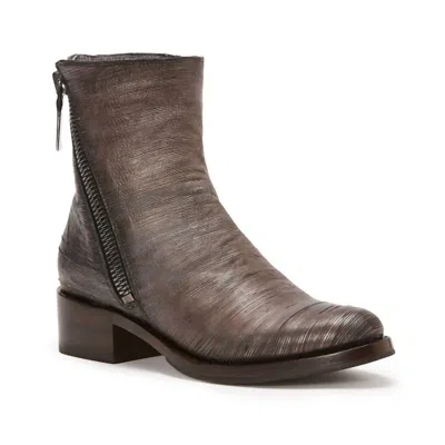 Frye Women's Demi Zip Bootie In Pewter In Multi