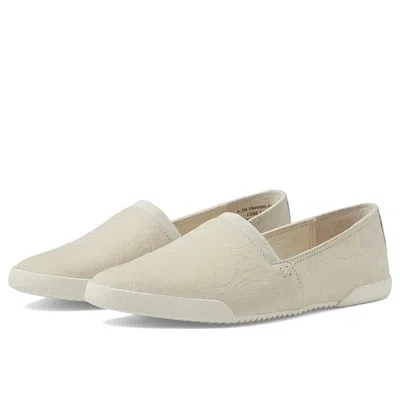 Frye Women's  Melanie Fr40460-ivor Flats Ivory Leather Round Toe Slip-on Htat180 In Multi