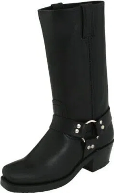 Pre-owned Frye Women's Harness 12r Boot, Black, 5.5 Medium Us