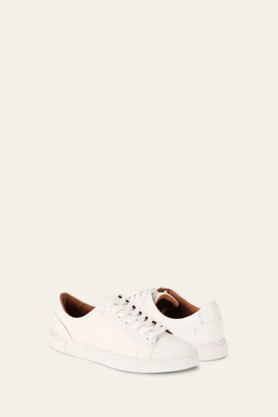 Frye Women's Ivy Low Lace Sneakers In White