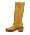 Frye Kate Oiled Leather Pull-on Boots In Green