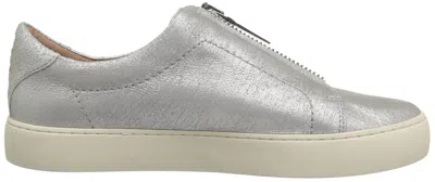 Frye Women's Lena Low Zip Sneaker In Silver