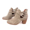 Frye Women's Naomi Pickstitch Shootie In Ash Soft Oiled Suede In Multi