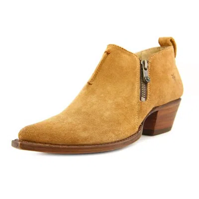 Frye Women's Sacha Moto Shortie Boots In Sand In Yellow