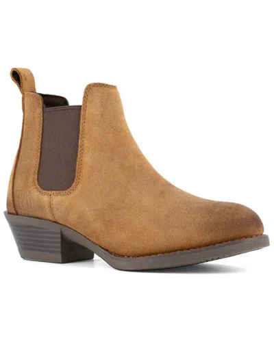 Frye Women's Saftey Crafted Chelsea Work Boot In Dark Brown