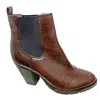 Frye Women's Tate Chelsea Boot In Dark Brown Antique Polished Leather In Brown