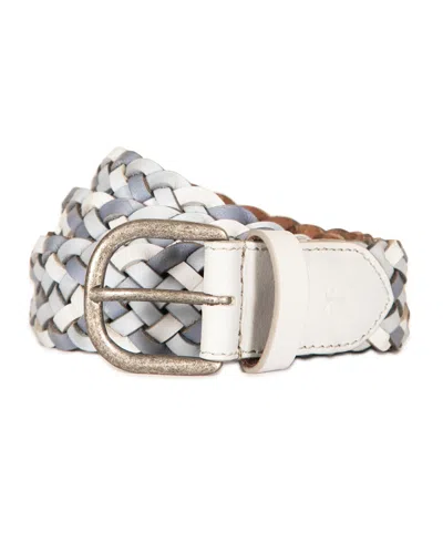 Frye Women's Tonal Woven Leather Belt