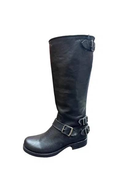 Frye Women Veronica Back Zip Boots In Black