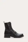Frye Women's Veronica Combat Boot In Black Soft Vintage In Multi