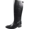 Frye Womens Zipper Leather Knee-high Boots In Black