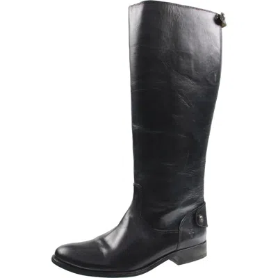 Frye Womens Zipper Leather Knee-high Boots In Black