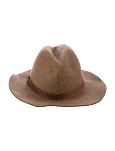 Pre-owned Frye Wool Hat In Brown
