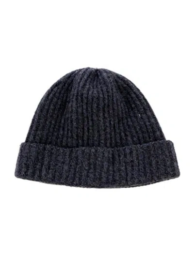 Pre-owned Frye Wool Knitted Beanie In Blue