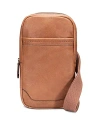 Frye Wyatt Leather Sling Bag In Cognac