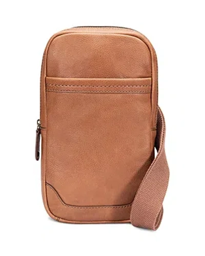 Frye Wyatt Leather Sling Bag In Cognac