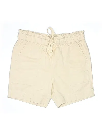 Pre-owned Frye X Anthropologie Khaki Shorts In White