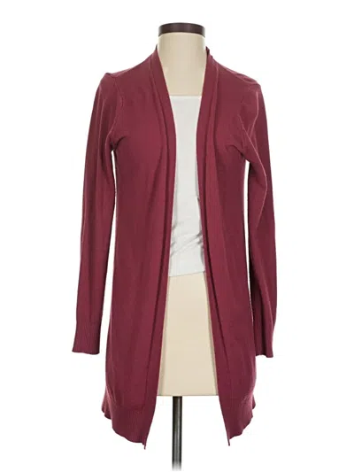 Pre-owned Fsl Apparel Cardigan Sweater In Burgundy