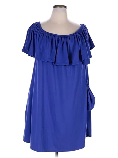 Pre-owned Fsl Apparel Casual Dress In Blue