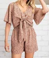 Fsl Apparel Romper In Dusty Pink In Pink