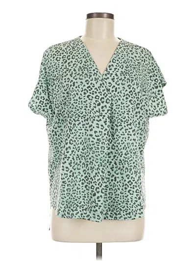 Fsl Apparel Short Sleeve Henley Shirt In Green