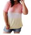Fsl Block Tee Shirt In Pink In Pink
