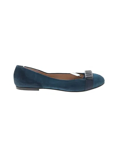Pre-owned Fs/ny Flats In Blue