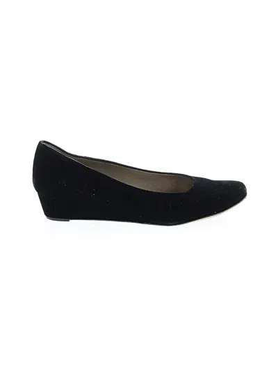 Pre-owned Fs/ny Wedges In Black