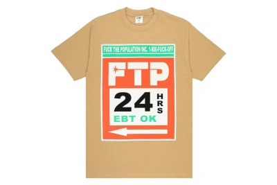 Pre-owned Ftp Atm Tee Khaki