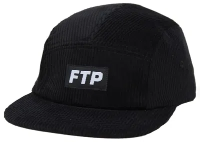 Pre-owned Ftp Corduroy Camp Hat In Black