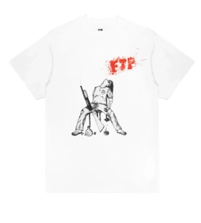 Pre-owned Ftp Fuckthepopulation  Kys Tee White Size Xxxl Art Grunge Hardcore Gore Nsfw