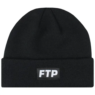 Pre-owned Ftp Logo Beanie (fw19) In Black