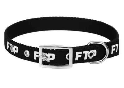 Pre-owned Ftp Logo Collar In Black