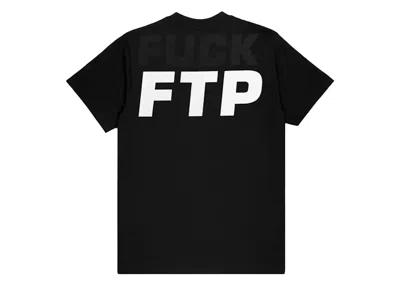 Pre-owned Ftp Men's  14 Year Anniversary Logo Tee Shirt In Black