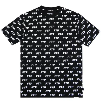 Pre-owned Ftp Men's  Allover Tee Shirt In Black