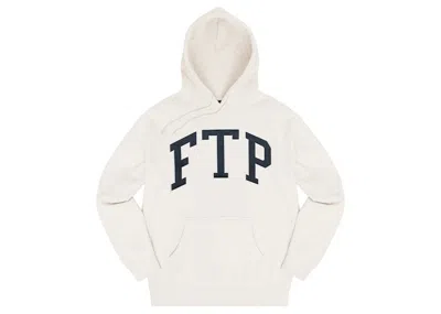 Pre-owned Ftp Men's  Arch Logo Pullover In Bone In Brown