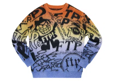Pre-owned Ftp Men's  Archive Mohair Sweater In Orange