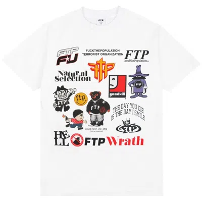 Pre-owned Ftp Men's  Archive Tee Shirt In White