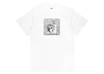 Pre-owned Ftp Men's  Asylum Tee Shirt In White