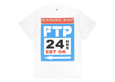 Pre-owned Ftp Men's  Atm Tee Shirt In White