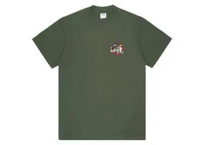Pre-owned Ftp Men's  Breakthrough Tee Shirt In Olive