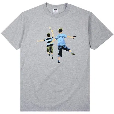 Pre-owned Ftp Men's  Brothers Tee Shirt In Heather Gray