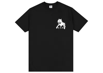 Pre-owned Ftp Men's  Bully Tee Shirt In Black